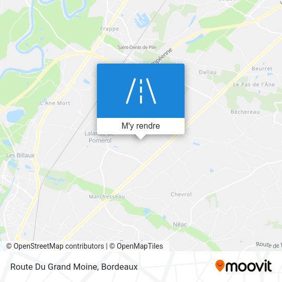 Route Du Grand Moine plan
