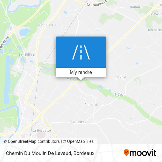 Chemin Du Moulin De Lavaud plan