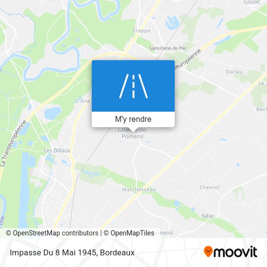 Impasse Du 8 Mai 1945 plan