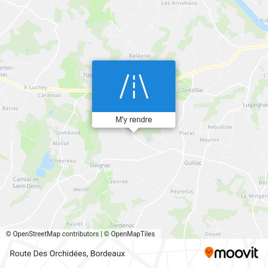 Route Des Orchidées plan