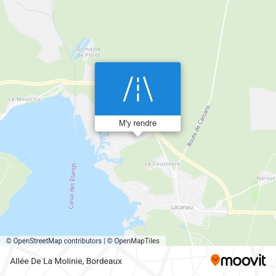 Allée De La Molinie plan