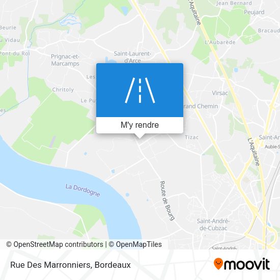 Rue Des Marronniers plan
