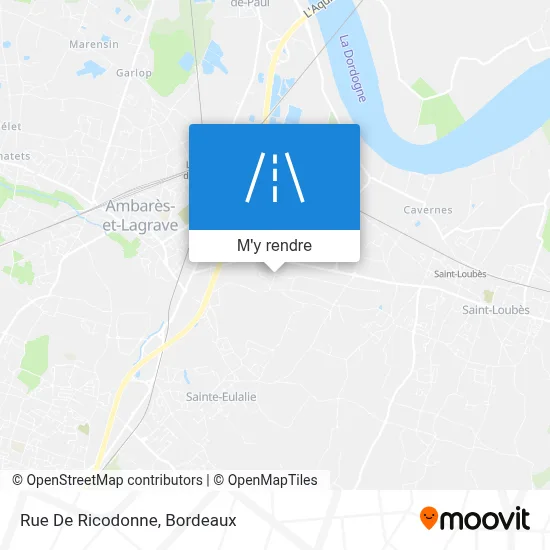 Rue De Ricodonne plan