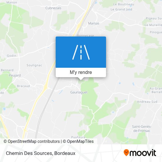 Chemin Des Sources plan