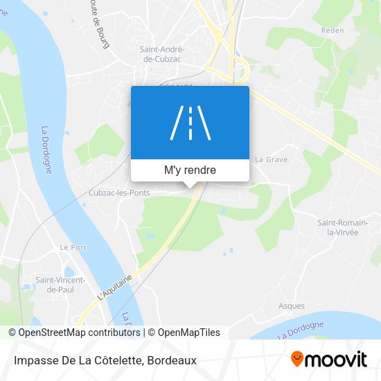 Impasse De La Côtelette plan