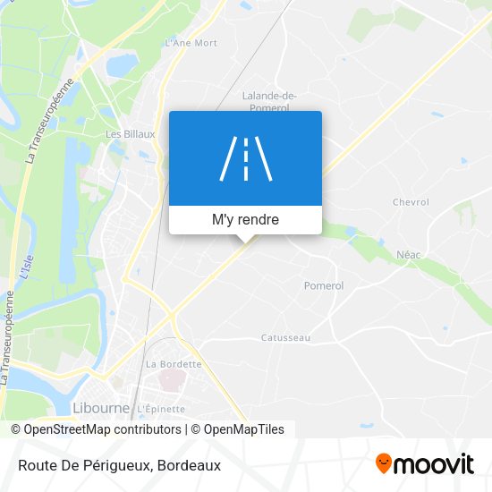 Route De Périgueux plan