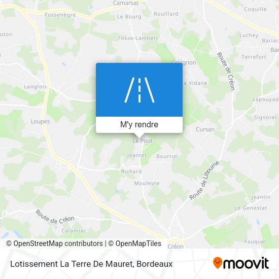 Lotissement La Terre De Mauret plan