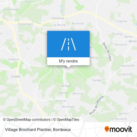 Village Brochard Plantier plan
