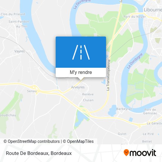 Route De Bordeaux plan