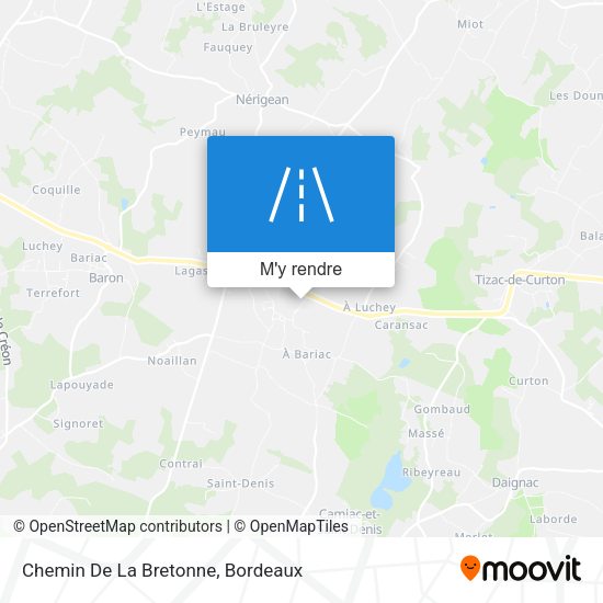 Chemin De La Bretonne plan