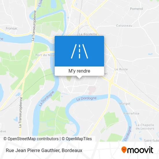 Rue Jean Pierre Gauthier plan