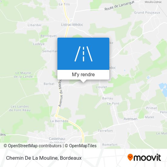 Chemin De La Mouline plan