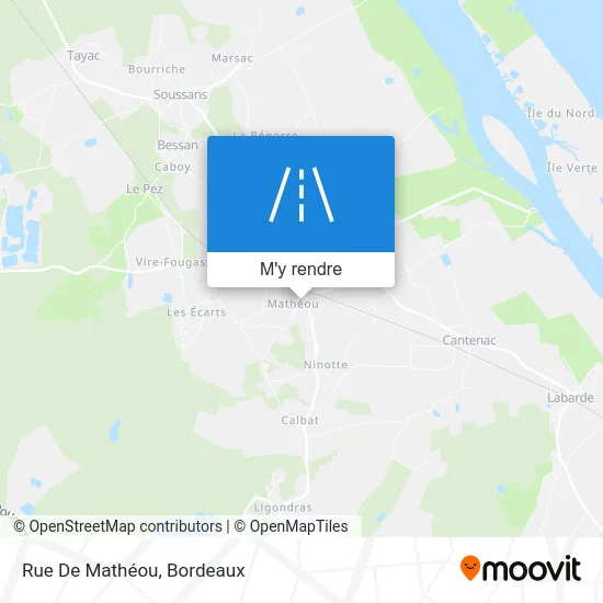 Rue De Mathéou plan