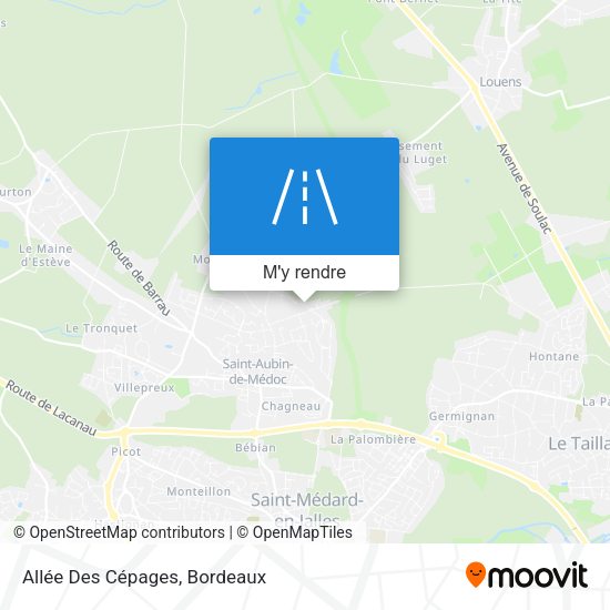 Allée Des Cépages plan