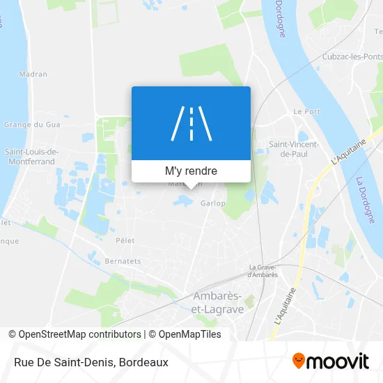 Rue De Saint-Denis plan