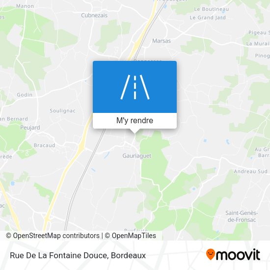 Rue De La Fontaine Douce plan