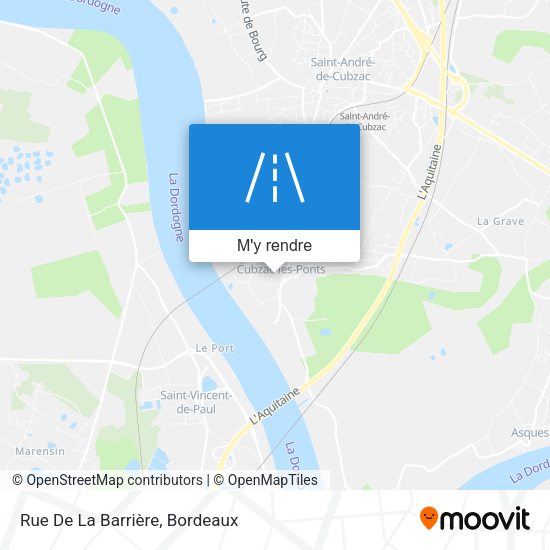 Rue De La Barrière plan
