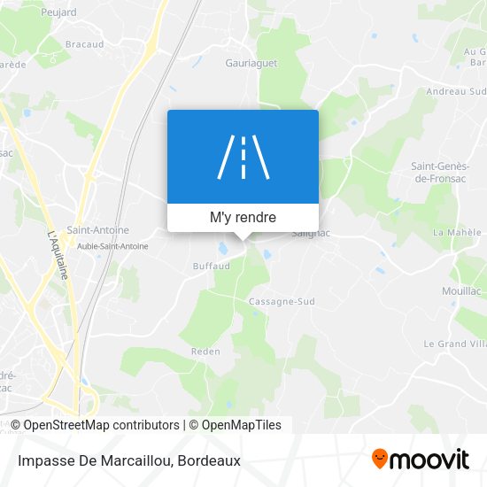 Impasse De Marcaillou plan