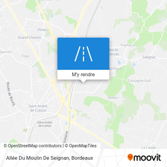 Allée Du Moulin De Seignan plan