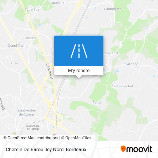 Chemin De Barouilley Nord plan