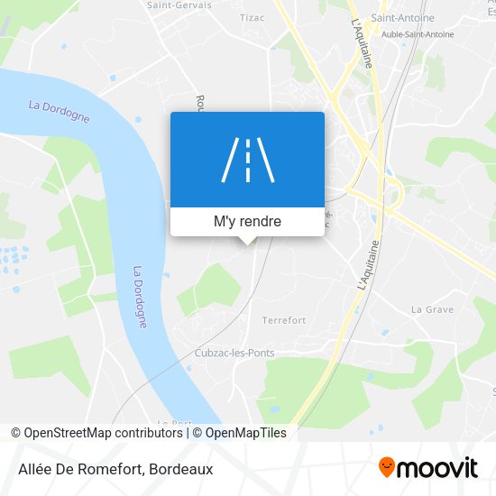Allée De Romefort plan