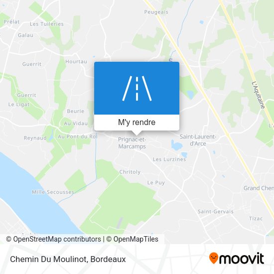 Chemin Du Moulinot plan