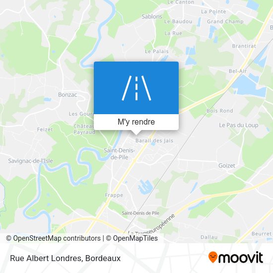 Rue Albert Londres plan