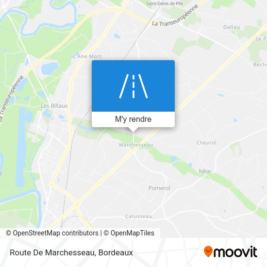 Route De Marchesseau plan