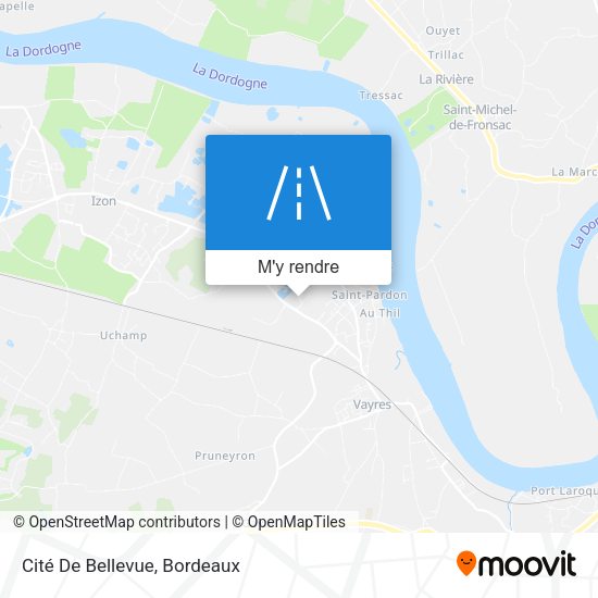 Cité De Bellevue plan
