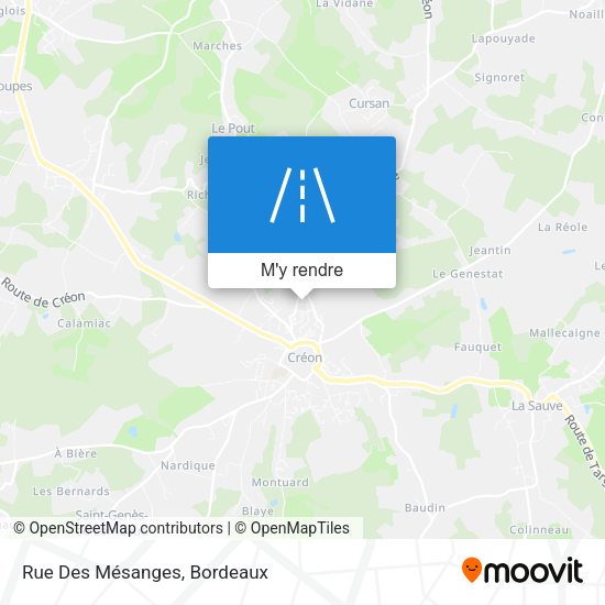Rue Des Mésanges plan