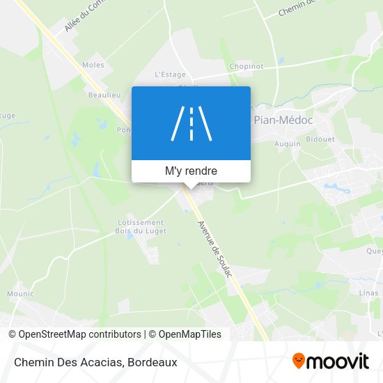 Chemin Des Acacias plan