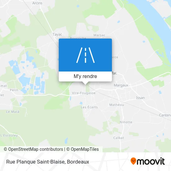 Rue Planque Saint-Blaise plan