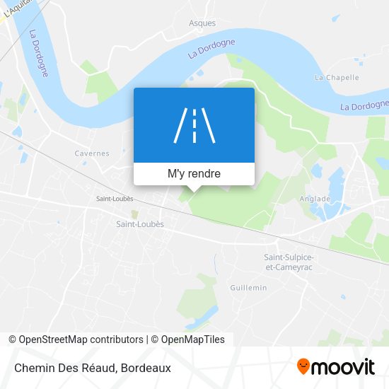 Chemin Des Réaud plan