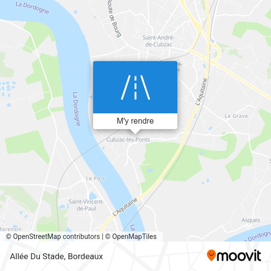 Allée Du Stade plan