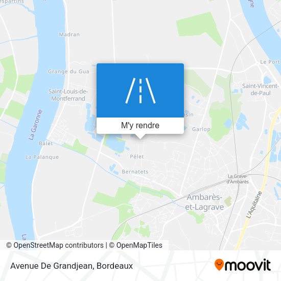Avenue De Grandjean plan