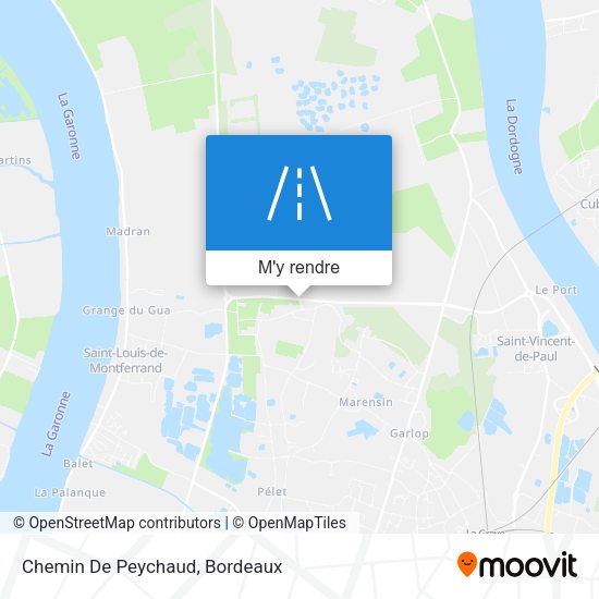 Chemin De Peychaud plan