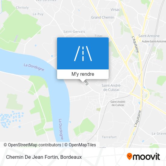 Chemin De Jean Fortin plan
