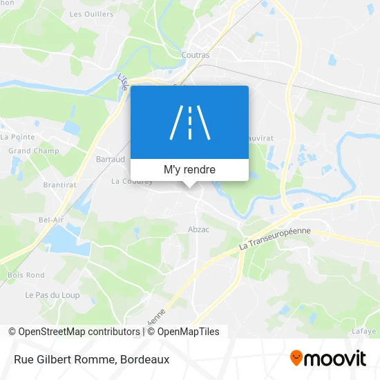 Rue Gilbert Romme plan