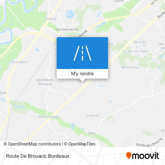 Route De Brouard plan