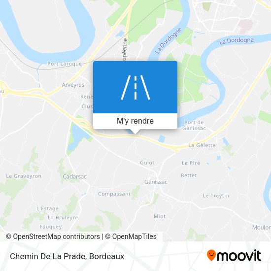 Chemin De La Prade plan