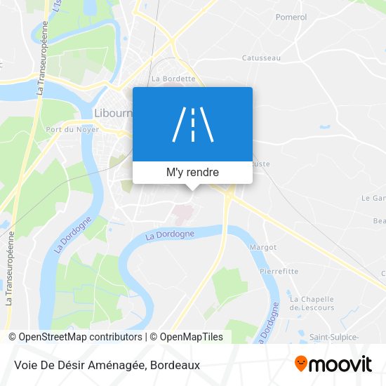 Voie De Désir Aménagée plan