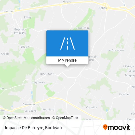 Impasse De Barreyre plan