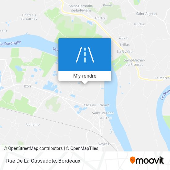 Rue De La Cassadote plan