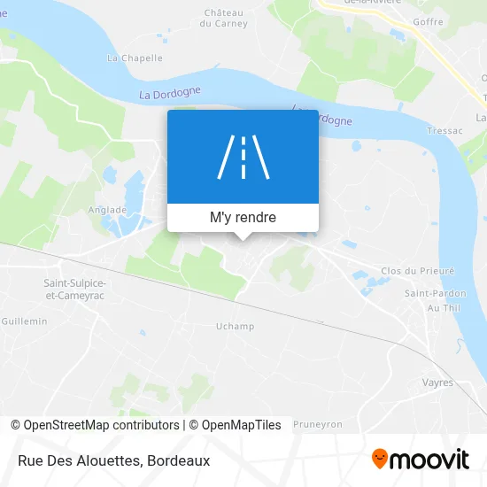 Rue Des Alouettes plan