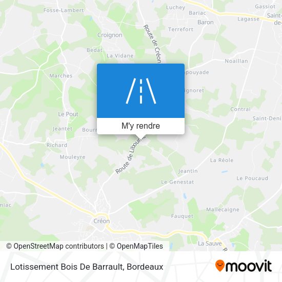 Lotissement Bois De Barrault plan