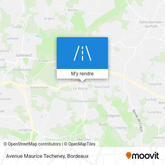 Avenue Maurice Techeney plan