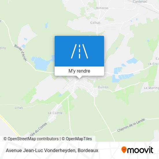 Avenue Jean-Luc Vonderheyden plan