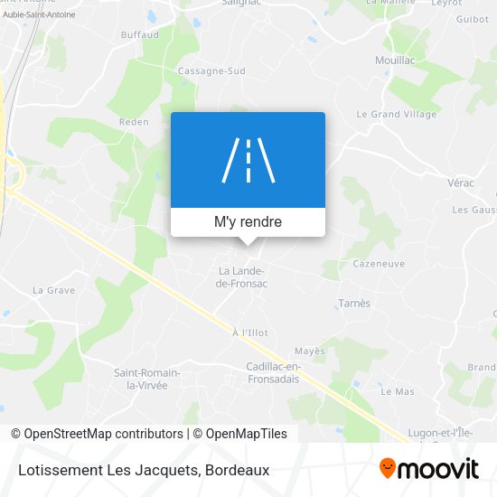Lotissement Les Jacquets plan
