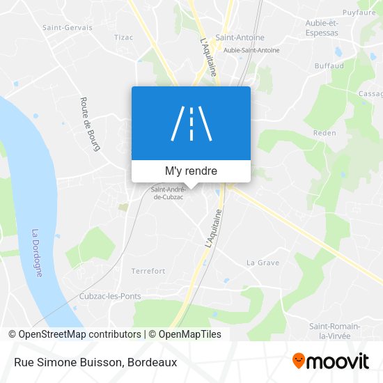 Rue Simone Buisson plan