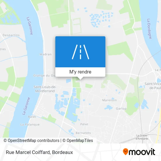 Rue Marcel Coiffard plan